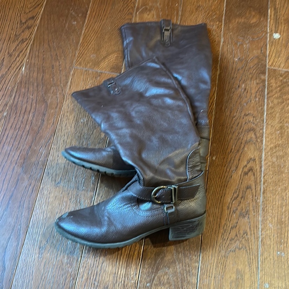 Brown Leather Women's Boots